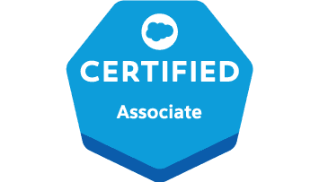 Salesforce Certified Associate badge