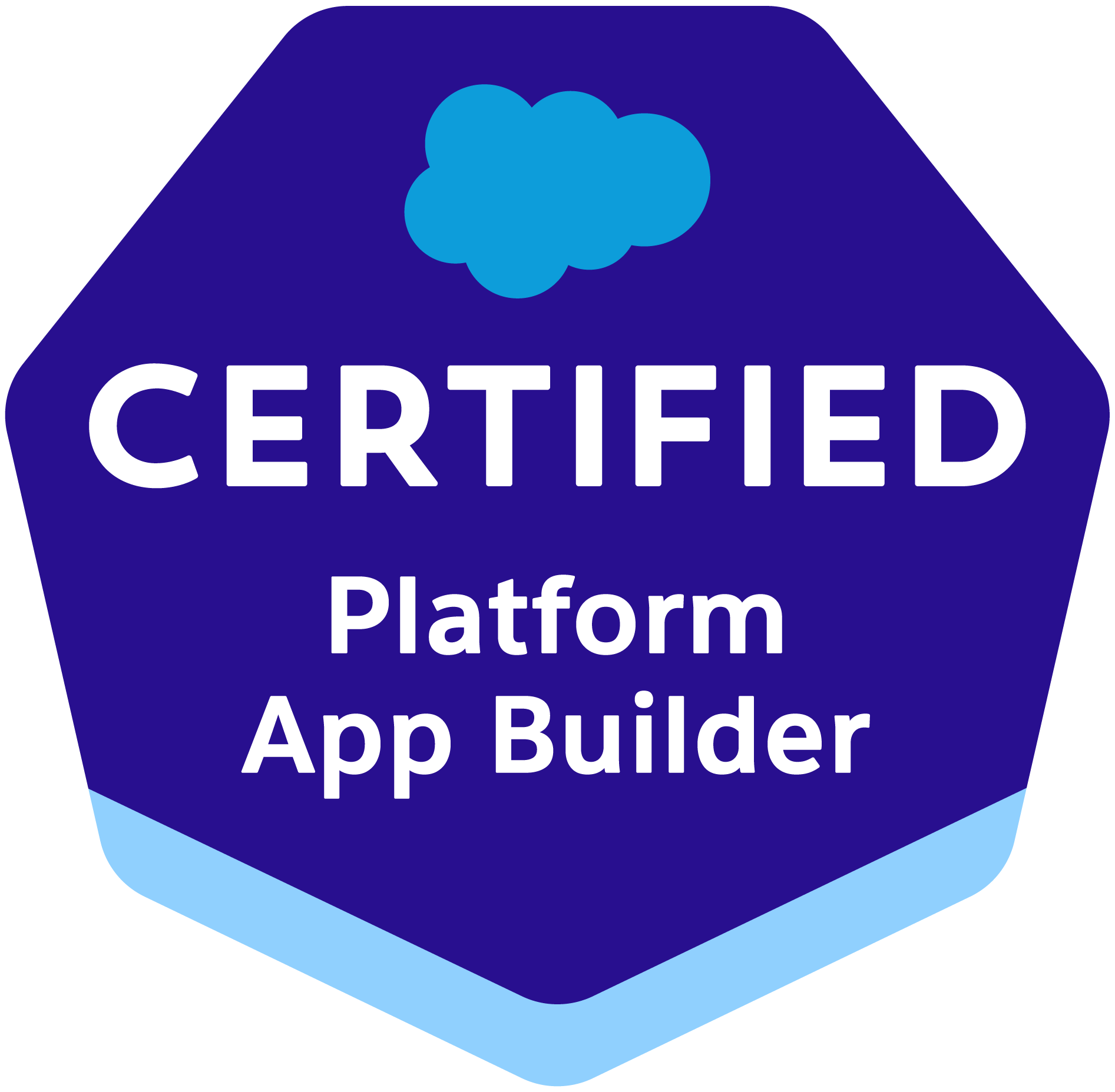 Salesforce Certified Platform App Builder badge